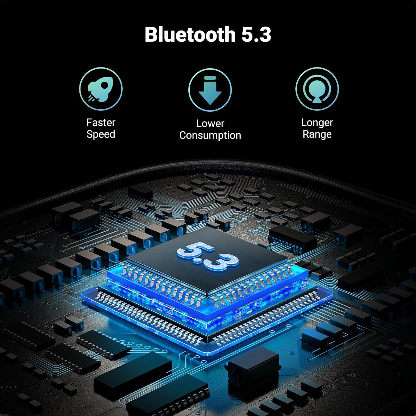 Bluetooth 5.3 Transmitter Receiver Airplane Combo, 28H Long Playtime, 2-In-1 Wireless Aux Bluetooth Adapter, Dual Connection Airplane Headphone Adaptor, 10M Range, Mic for Calls
