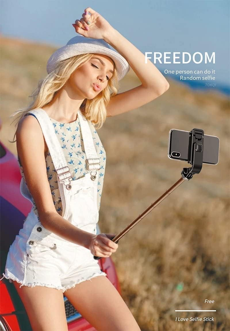 Selfie Stick, for Iphone 17 Pro 17 Pro Max 17E / Iphone Air / 16E 16 16 Pro 16 Pro Max 16 plus / 15 15 Pro 15 Pro Max 15 plus / 14 Pro Wireless Remote Tripod Head Mount Phone Camera Stand Selfie Stick