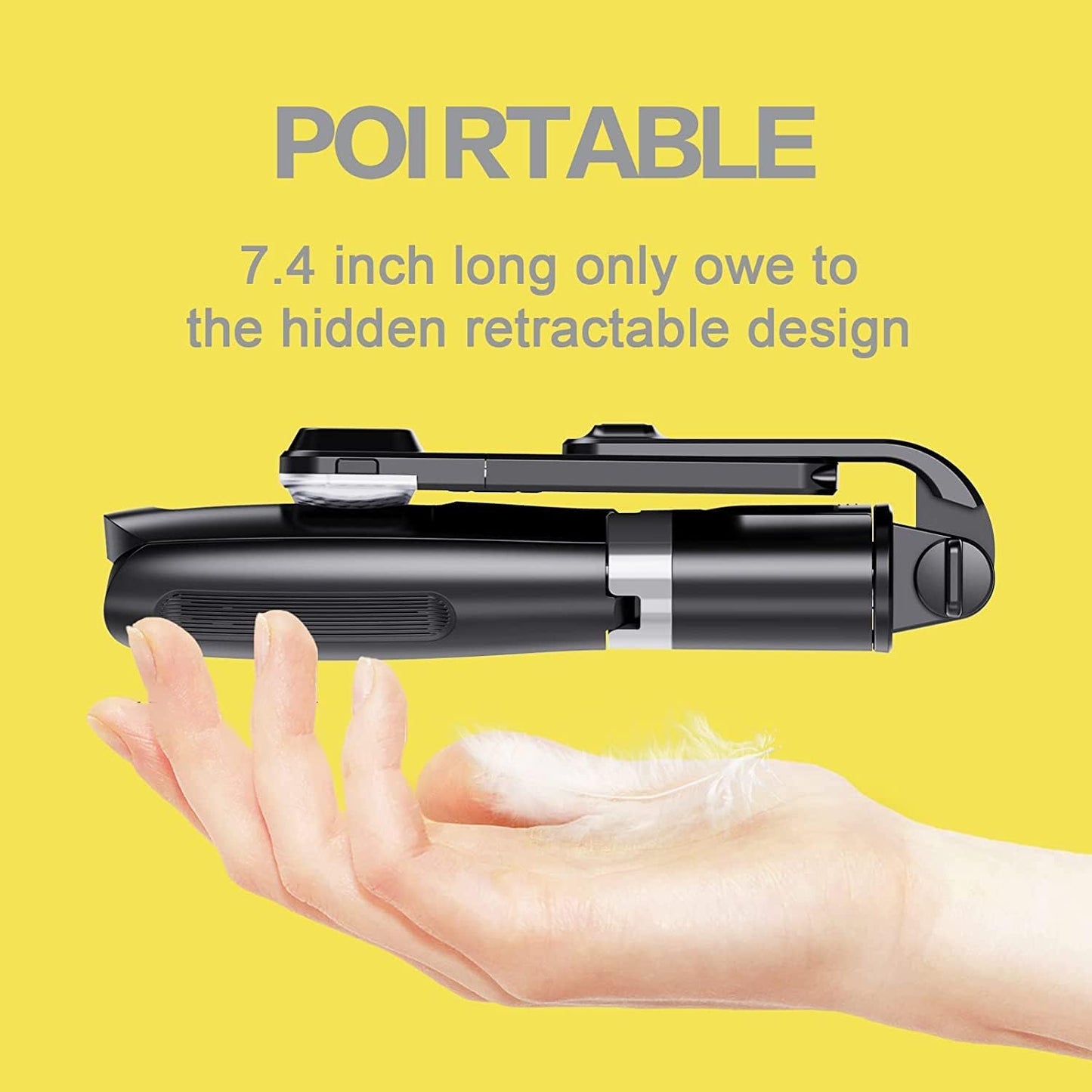 Selfie Stick, for Iphone 17 Pro 17 Pro Max 17E / Iphone Air / 16E 16 16 Pro 16 Pro Max 16 plus / 15 15 Pro 15 Pro Max 15 plus / 14 Pro Wireless Remote Tripod Head Mount Phone Camera Stand Selfie Stick