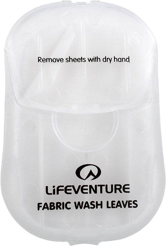 Travel Wash Leaves X50 Foaming Paper Soap Flakes for Home Travel Camping Hiking and Outdoor Activities