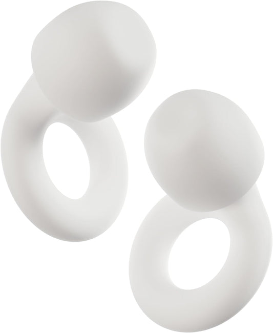 Quiet 2 Ear Plugs – Ultra-Comfy Reusable Noise-Reducing Earplugs for Sleep, Deep Focus, Travel, Noise Sensitivity | Flexible Hearing Protection | Customizable Fit | 24Db (SNR) Noise Reduction