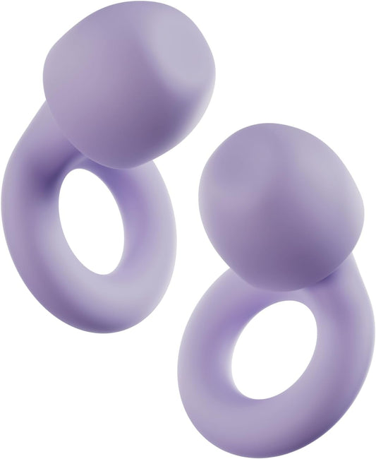 Quiet 2 Ear Plugs – Ultra-Comfy Reusable Noise-Reducing Earplugs for Sleep, Deep Focus, Travel, Noise Sensitivity | Flexible Hearing Protection | Customizable Fit | 24Db (SNR) Noise Reduction