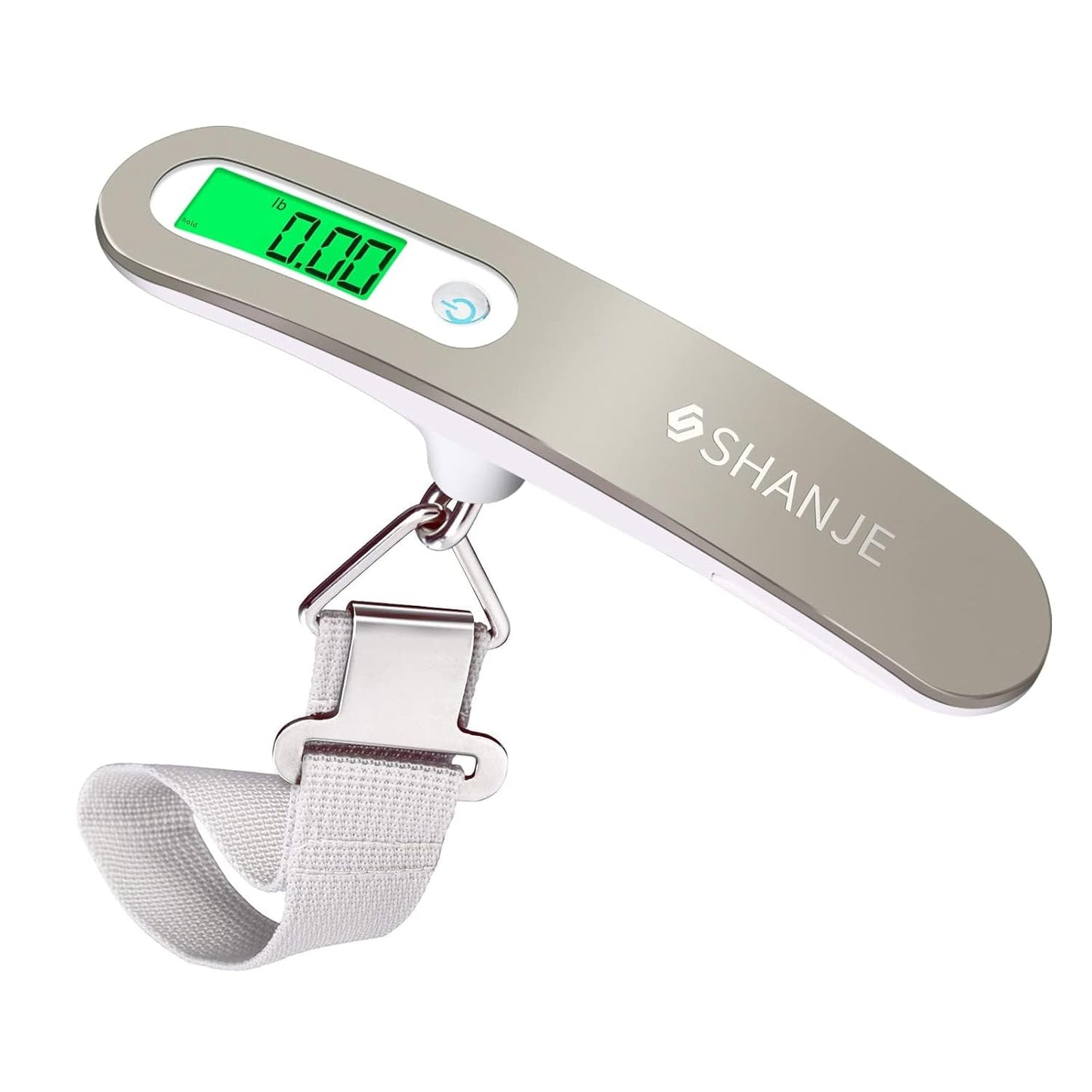 Luggage Weight Scale for Suitcases 110 Lbs Travel Accessories High Precision Travel Digital Hanging Scales 50Kg White