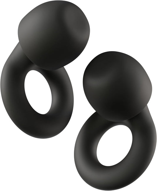 Quiet 2 Ear Plugs – Ultra-Comfy Reusable Noise-Reducing Earplugs for Sleep, Deep Focus, Travel, Noise Sensitivity | Flexible Hearing Protection | Customizable Fit | 24Db (SNR) Noise Reduction